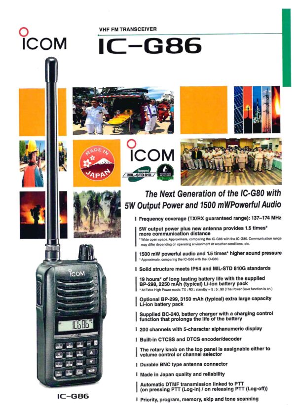 ICOM G86 - Image 4