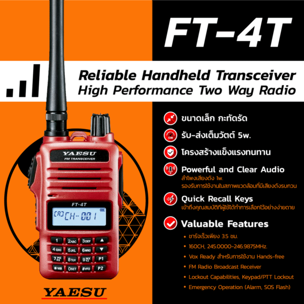 YAESU FT-4T - Image 4