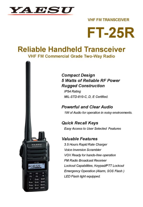 ํYAESU FT-25R - Image 3