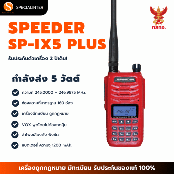 SPEEDER SP-IX5 Plus