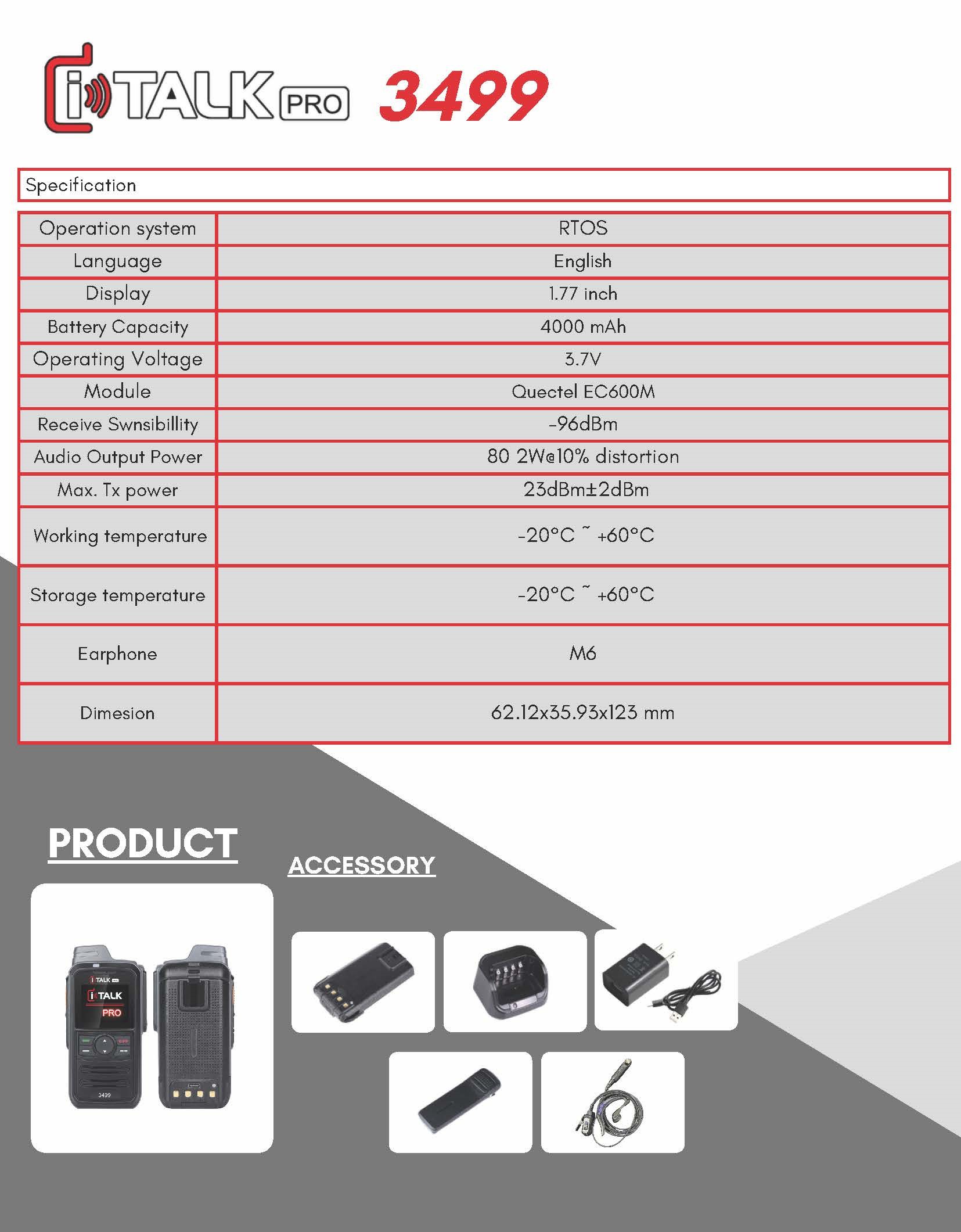 iTALK 3499 - Image 3